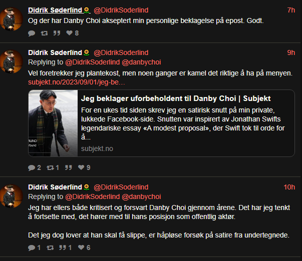 Lykten_no's tweet photo. En historie i tre deler. Også, venstresidens tankeunivers. Rana kom nylig ut med offerkortet, bare kort tid etter å ha hyllet grov politisk vold mot barn og de hun klassifiserer som "fascister" (Sylvi Listhaug), OG angrep uskyldige kvinner på åpen gate i Oslo med vold. #jeezus https://t.co/OJeMPC9MIW