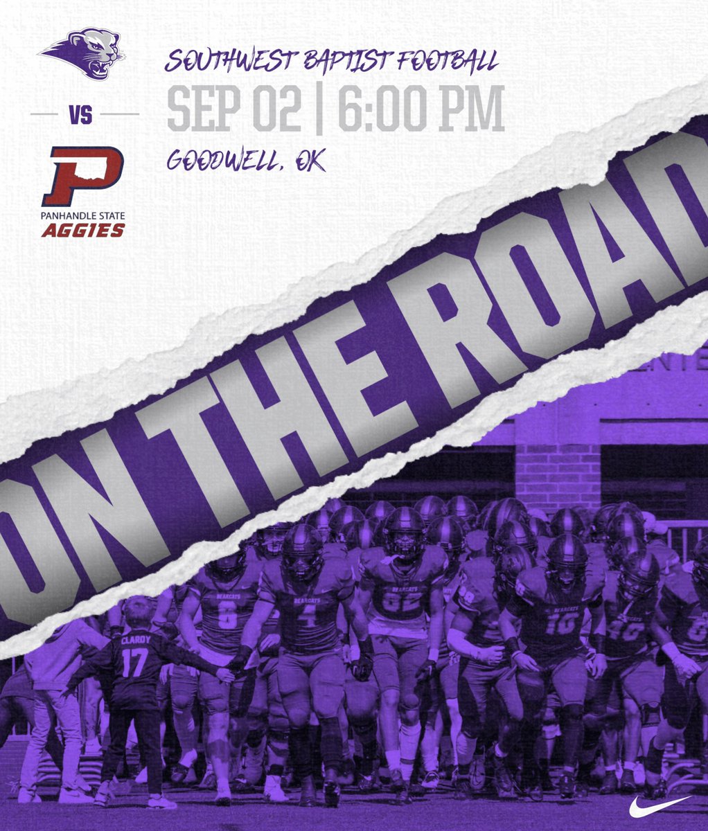 Hit the road for a week one battle with Oklahoma Panhandle State. Kickoff set for Saturday at 6:00 pm! Tune in! #rollcats #bearcatstandard