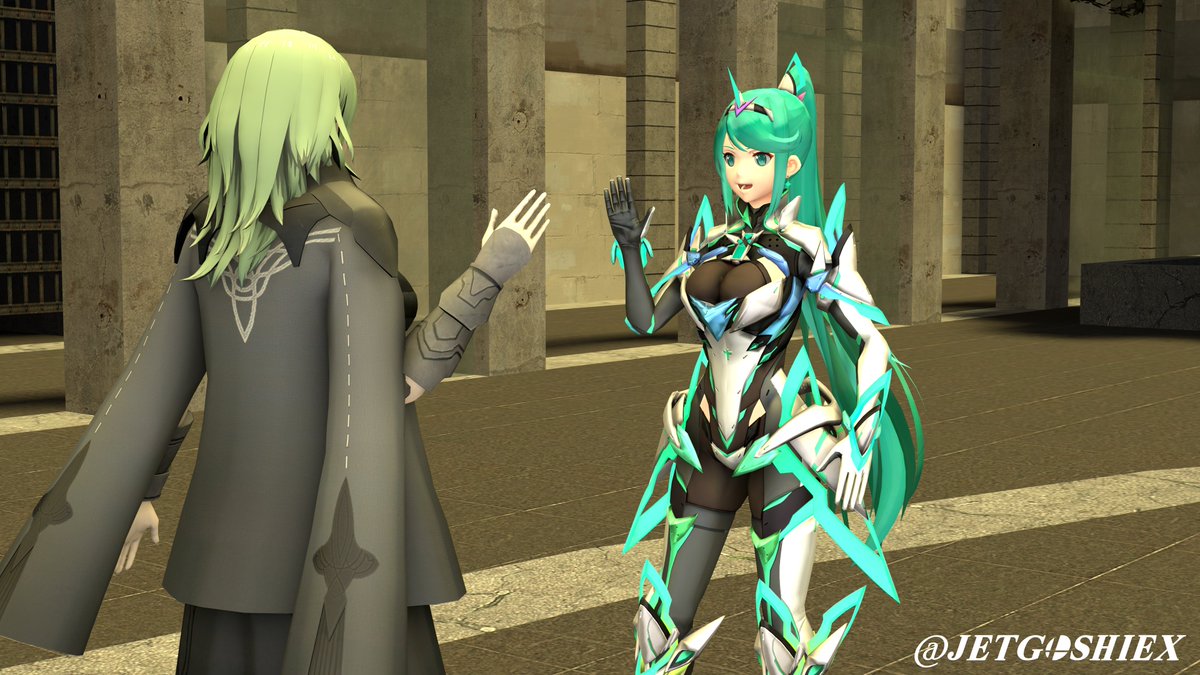 JetgoshiEX's tweet photo. This is our Separate way (1/2)
Pneuma and Byleth having a conversation about Pneuma plon to go with Poppi while Byleth has other plan.
#XenobladeChronicles2 #γΌγγγ¬γ€γ2 #γγγ¦γ #Pneuma #Byleth #Fireemblem #Threehouse #SFM #SourceFilmmaker https://t.co/6Y7aVC5CcE