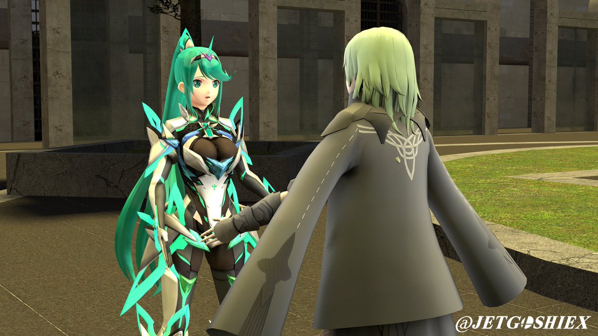 JetgoshiEX's tweet photo. This is our Separate way (1/2)
Pneuma and Byleth having a conversation about Pneuma plon to go with Poppi while Byleth has other plan.
#XenobladeChronicles2 #γΌγγγ¬γ€γ2 #γγγ¦γ #Pneuma #Byleth #Fireemblem #Threehouse #SFM #SourceFilmmaker https://t.co/6Y7aVC5CcE