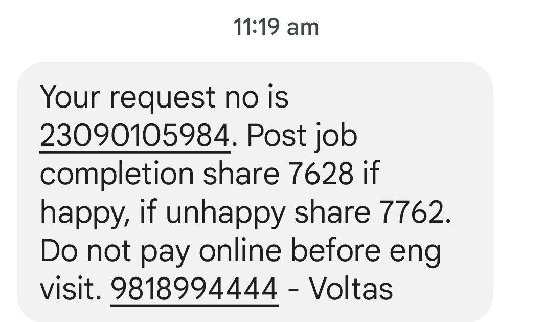 RaazMathur6's tweet photo. @Naresh_sharma89 @myvoltas @VoltasBeko @myvoltas मैने पिछले साल एक फ्रिज लिया था जो अब बिलकुल कुलिंग नहीं करता 1 साल मे 3 बार complent करनी पड़ी अभी 2 दिन पहले भी कम्प्लेमत की थी तों लड़का आया था gas खत्म हैं बोला तों gas भी डाल कर ग लेकिन परेशानी जस की तस हैं @VoltasBeko का fridge लेकर हमने गलती की हैं क्या? https://t.co/siwcLPX2jr