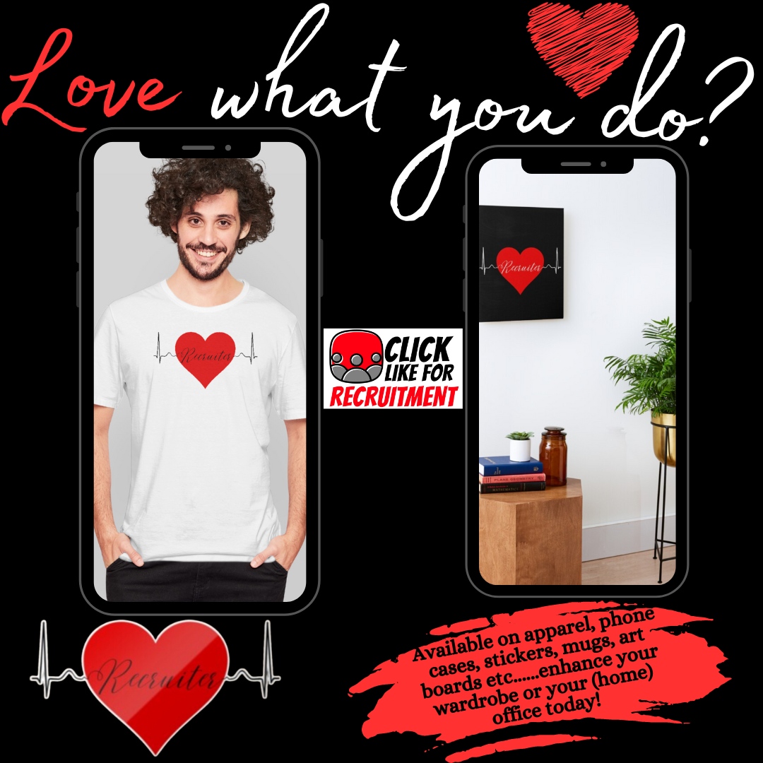 RecruitmentLike's tweet photo. 👔 Passion for recruiting, proudly worn! Introducing our exclusive merchandise that speaks your recruiter heart. From tees to stickers, show the world your love for hunting
Get yours now! See link in Bio for details👉

#RecruiterSwag  #recruiterlife #recruiterlove #loverecruiting https://t.co/4FCG9uqQxa