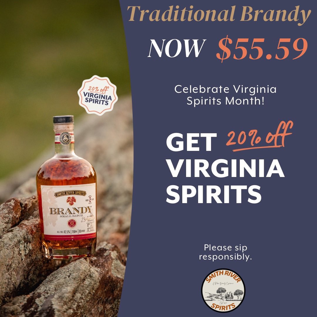 Well…it’s been a while 😅

Happy to be back to celebrate #VASpiritsMonth and offer all of our 𝒂𝒘𝒂𝒓𝒅 𝒘𝒊𝒏𝒏𝒊𝒏𝒈 𝒔𝒑𝒊𝒓𝒊𝒕𝒔 at a 20% discount throughout September

Stop by the Distillery Store today and enjoy a complimentary tour &amp; tasting!

#vaspirits