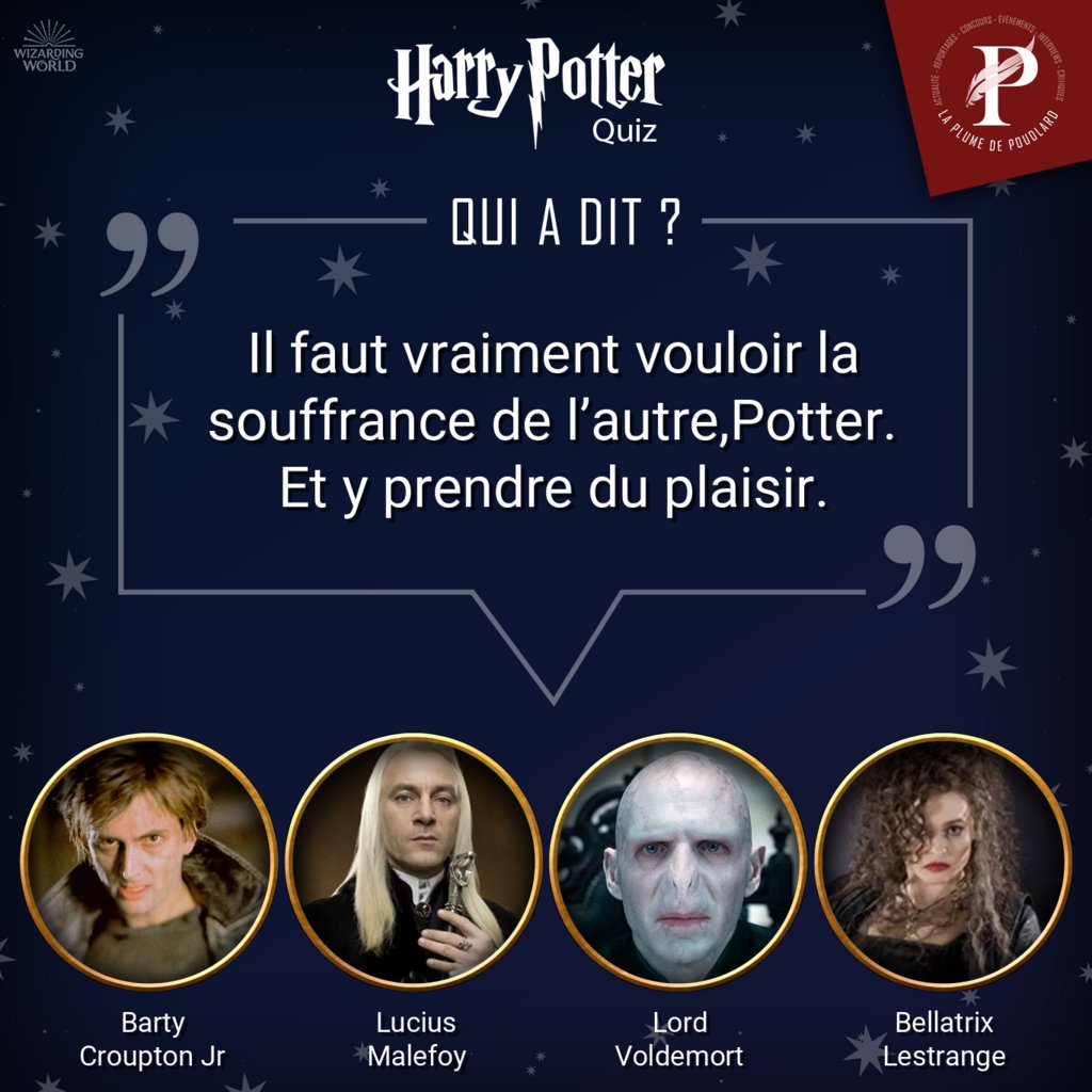 LaPlumePoudlard's tweet photo. [Harry Potter Quiz - Qui a dit ?]

Quel personnage à dit la phrase dans l'image ? 
A vous de jouer !

Rendez-vous demain en story Insta et Facebook pour découvrir la réponse !

#HarryPotter #QuiADit #Quiz #JKRowling #OnJoueEnsemble #WizardingWorld #LaPlumeDePoudlard https://t.co/i0MySwt7mv