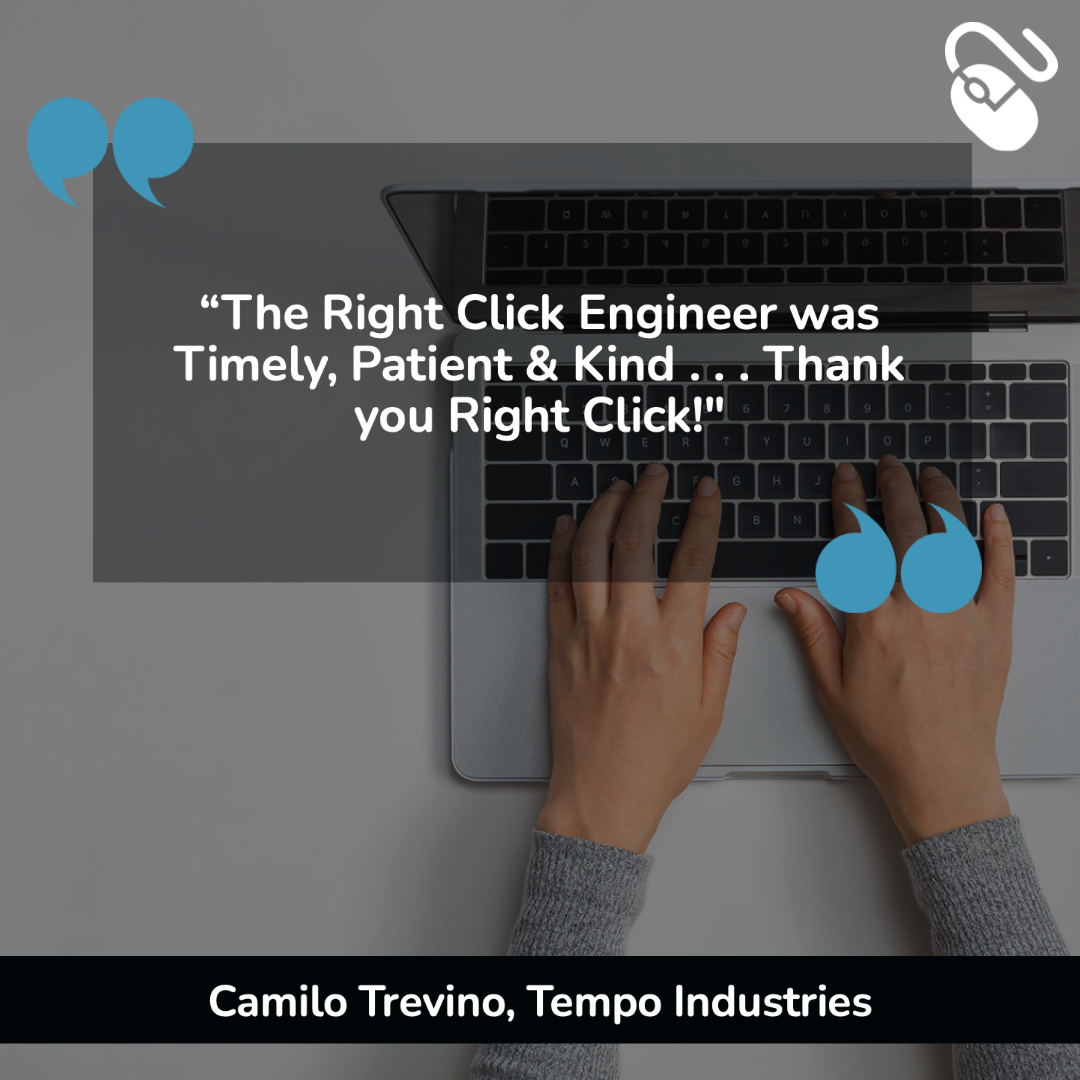 RightClickInc's tweet image. We will respect your time and have patience will all your #itproblems.

Get premium business #computersupport.
