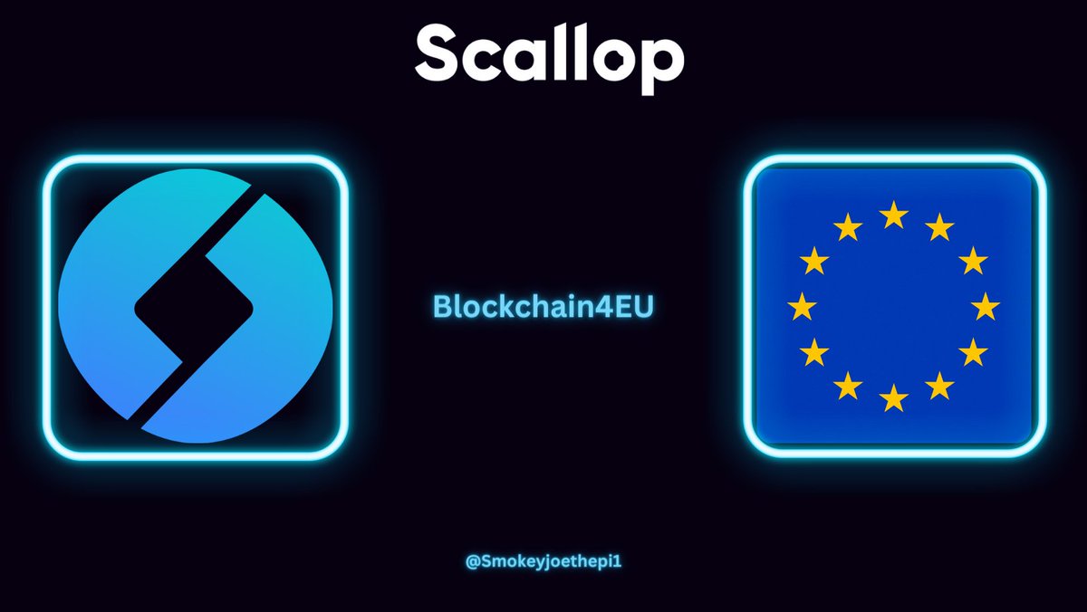 Smokeyjoethepi1's tweet photo. Fantastic achievement was the partnership between #Scallop 🔵 | $SCLP and #blockchain4eu
https://t.co/BN3DwMZDuq https://t.co/8Mvyazv6iT