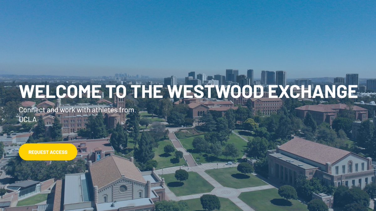 In 2021, UCLA launched the Westwood Exchange to help student-athletes maximize their NIL opportunities. Brands & fans interested in partnering with Bruins are encouraged to join here: dash.inflcr.com/exchange/ucla