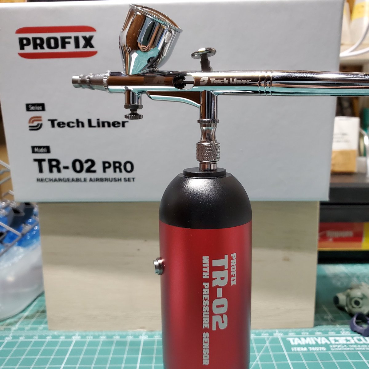 shiromasu's tweet image. #PROFIX 
#TechLiner 
#TR02PRO 
#RAYWOOD 
エアブラシ！！