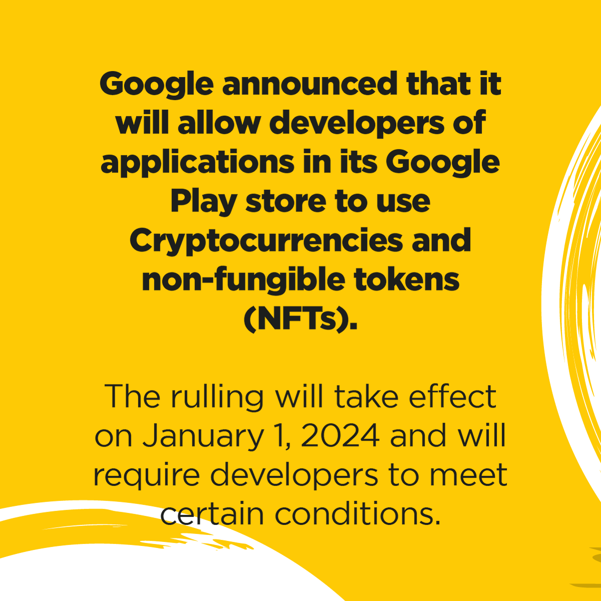 Megaacademy_en's tweet image. 🔎Google joins the #Cryptocurrency and #NFTs fever🪙💎 Starting in 2024, #GooglePlay developers will be able to use these #technologies in their #apps🙂📱 Do you want to know more? Register now in #MegaAcademy and learn with The #Crypto Experts!😉 megaacademy.io/en/