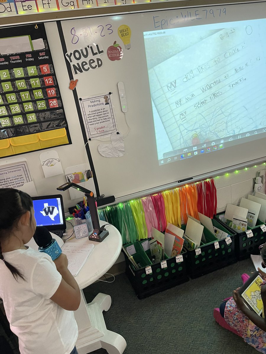 Fridays are all about celebrating! Today my students were able to celebrate their writing and present it in front of the whole class! We may have done a little celebration dance also! <a href="/WillisSchools/">Willis ISD</a> 💜