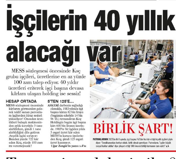 İstediğiniz kadar kulaklarınızı tıkayın, sesimizi bastıramayacaksınız! Bıçak kemiği deldi geçti. Dayanacak gücümüz kalmadı! Birileri sayemizde kar ederken, sizler de bizlerden kestiğiniz aidatlarla gününüzü gün ediyorsunuz. #taslaknerede 
<a href="/KavlakPevrul/">Pevrul KAVLAK</a> <a href="/TurkMetalSen/">Türk Metal Sendikası</a> <a href="/turkiskonf/">TÜRK-İŞ</a>