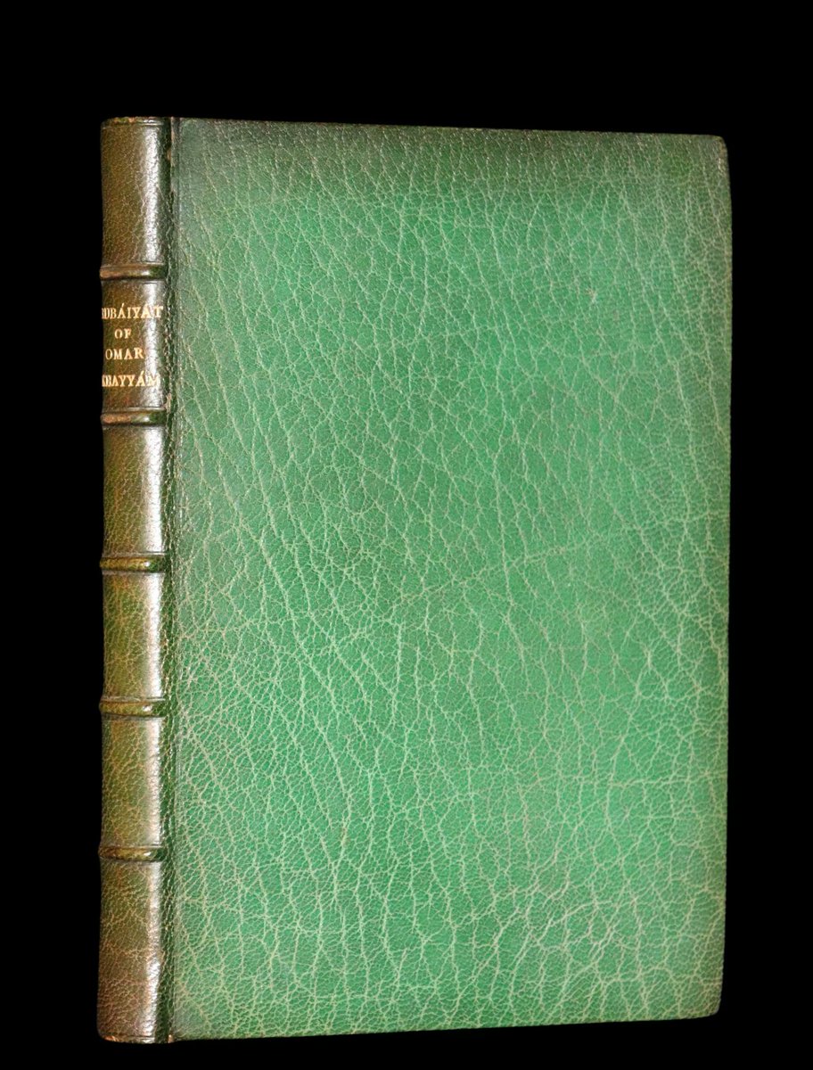 mflibra's tweet photo. 1905 Rare Book bound by Riviere - Rubaiyat of Omar Khayyam, The Astronomer-Poet of Persia.
More info:
https://t.co/K8eypWSkUp
#BookWithASoul #RiviereBinding #OmarKhayyam #PersianPoetry #bookworm #bookstagram #library #bookstore #booknerd #bookstagrammer #rarebooks #bibliophile https://t.co/XoGTtVwrKT