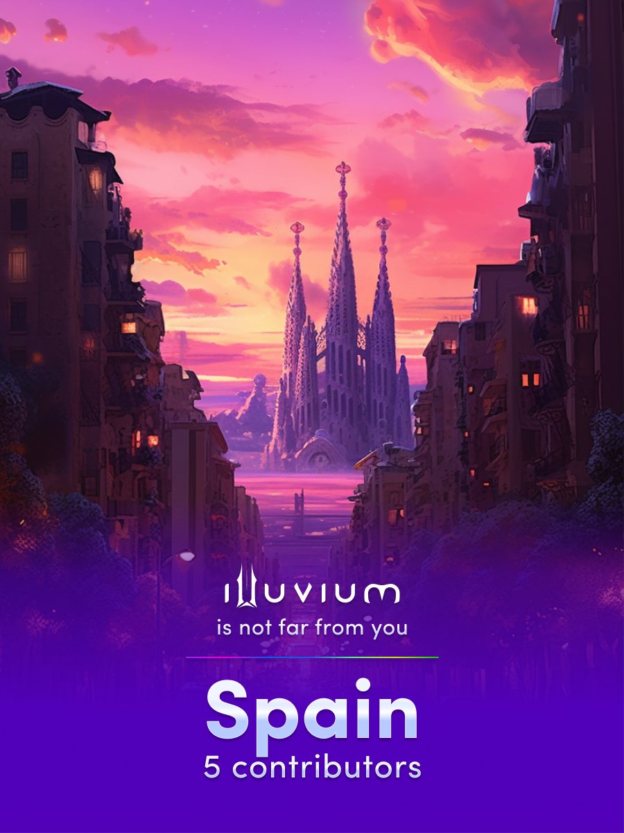 illuviumio's tweet photo. Hola! Illuvium's global adventure reaches the shores of Spain with 5 Core Contributors based in Spain! 

Illuvium's global journey continues, and we're raising the Spanish flag high this time! Thanks to our Spanish core contributors, we're spicing up gaming experiences with a dash of paella-level innovation! 💫 

Whether you're in Barcelona, Madrid, or beyond, Illuvium's global team is breaking boundaries and creating a gaming tapestry that speaks to all. In Spain, we've tapped into a wellspring of talent and creativity 💪 

Together, we're smashing through innovation barriers, reshaping the gaming landscape, and creating a future that's as vibrant as a fiesta! 

Join us on this exciting journey as we paint the future of gaming with Illuvium's colours! 🎨🎮 

#Illuvium #GlobalTeam #GamingPassion #Spain