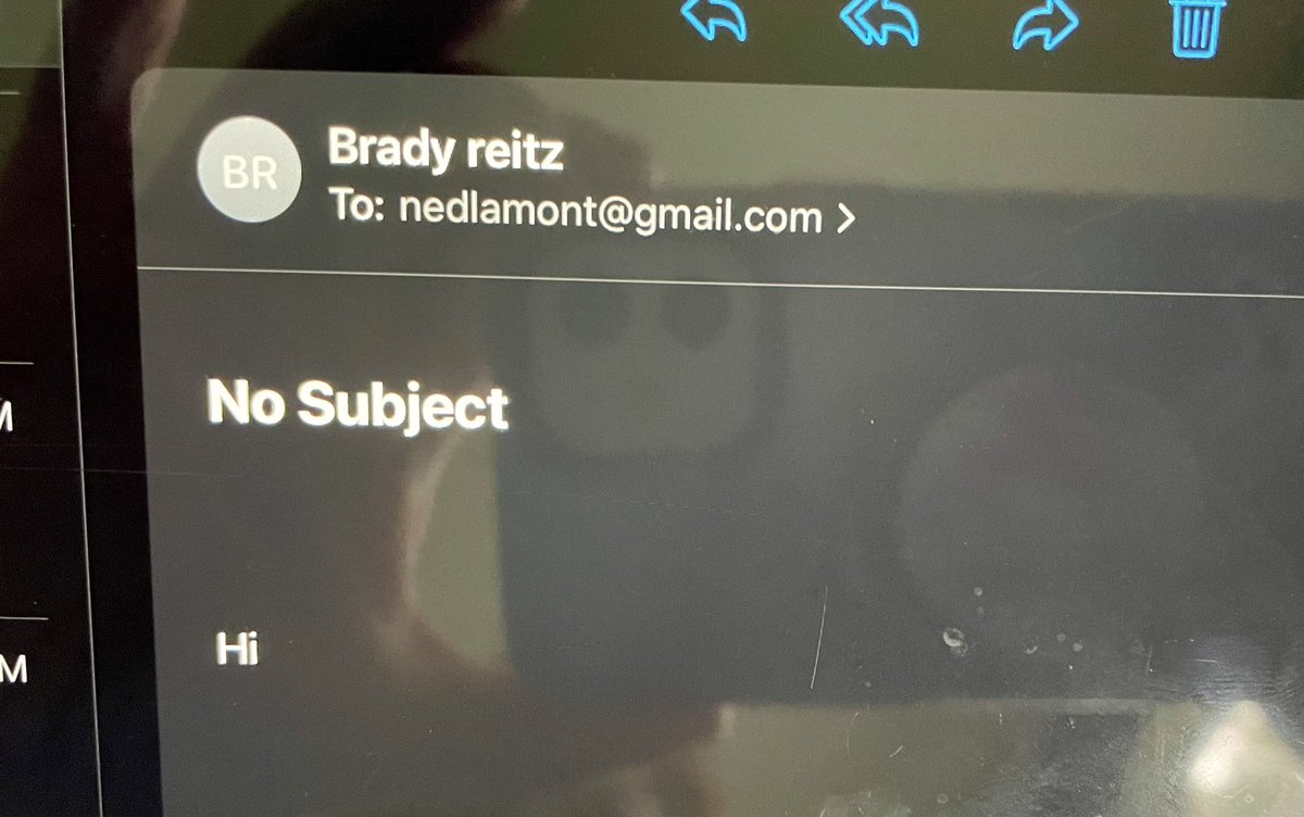 My son recently started high school and, to paraphrase the late Sen. Edith Prague, he’s “shocked and appalled” by the amount of homework. Found this in his “sent” emails recently … think he may be laying the groundwork to lobby <a href="/GovNedLamont/">Governor Ned Lamont</a> for redress of grievances. 😂