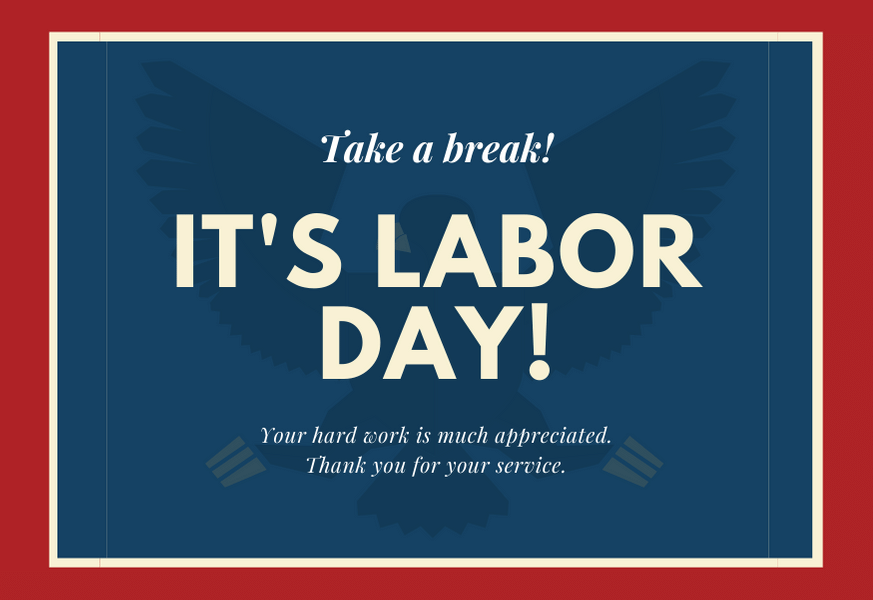 <a href="/ParagonDesignDE/">Paragon Design</a>  will be closed on Monday, September 4th! Happy Labor Day Weekend! 🇺🇸