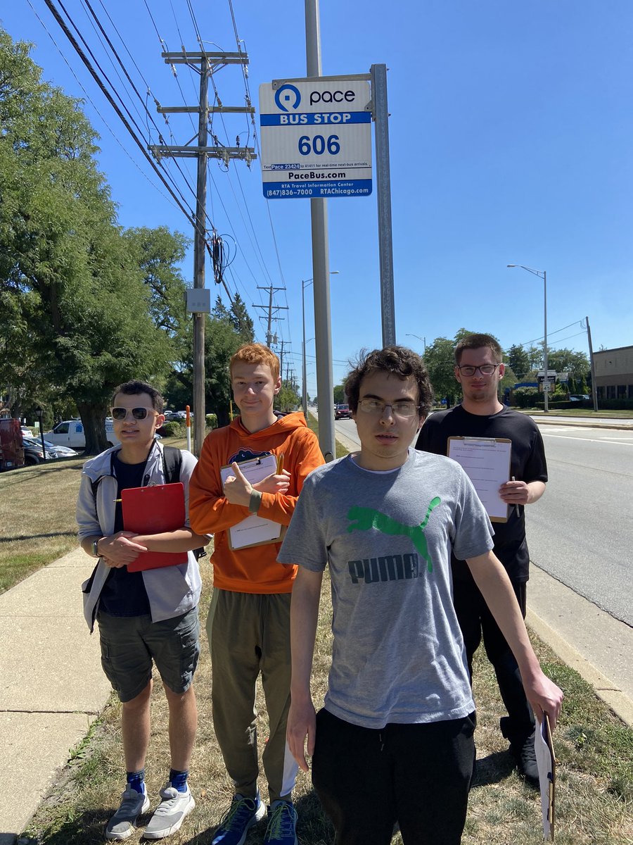 For 3/4 of these guys it was their first time taking the Pace Bus. They did great planning/executing this trip! I 💜 my job! Being able to expose Ss to new, authentic experiences &amp; seeing their self-confidence rise is invaluable <a href="/D214Life/">life</a> <a href="/District214/">District 214</a>