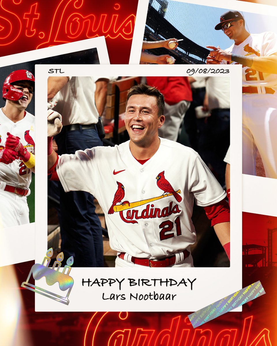 It's NOOOOOT's birthday! 🤪

Happy Birthday, Lars Nootbaar! #STLCards