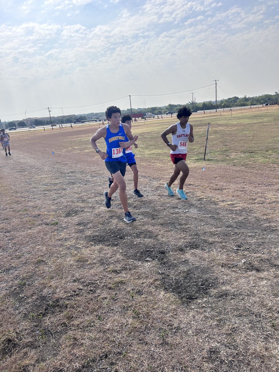 The JV team placed 2nd overall in the James Smith Invitational.
🏅Isaiah Baldwin- finished 6th with a 21.12. Mario Castellon, Tyler Bunch, Liam Aragon , &amp; Skyler Campos had solid times as well to bring home the hardware. Lets go Raiders! 🏆🏃‍♂️ <a href="/Sunnyvale_HS/">Sunnyvale High School</a>