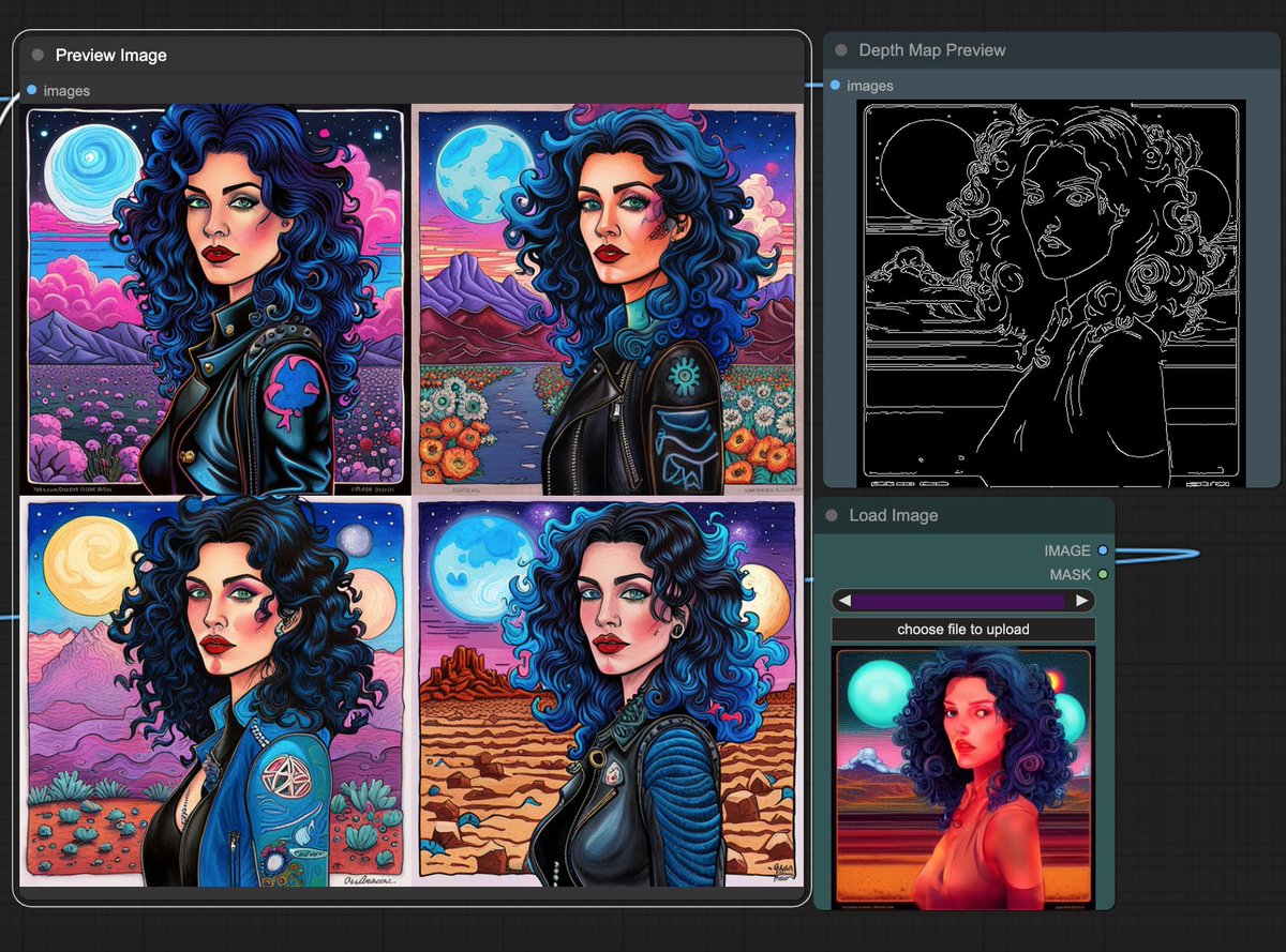 KaliYuga_ai's tweet image. Canny control-lora with a couple secret sauce tweaks :)
#ControlNet