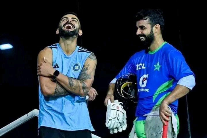 Kohli ❤️ Shadab 

#viratkohli 
#shadabkhan 
#AsiaCup2023

#PAKvIND