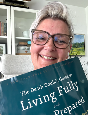 The book has reached Denmark!

Thanks for sharing your photo, praise for the book, and for your important #deathliteracy work, Birgitte! I'm so glad to know the book is being put to good use.

francescalynnarnoldy.com/books/deathjou…

#deathliteracy #deathdoula #mortalityawareness