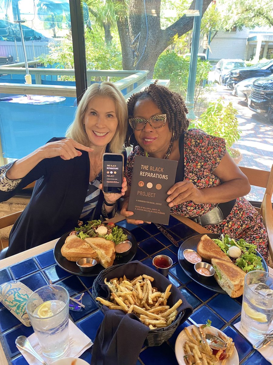 DrRetweets's tweet photo. Mentoring my graduate students and promoting our book and #Reparations for the Black American🇺🇸 descendants of U.S. Freedmen.  Civic education, #AdultLearning, and building national coalitions. #TheBlackReparationsProject  @PamelaM91599439 @Marimolina4444 https://t.co/cA8UG0stjj