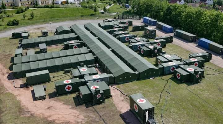 pateroninho13's tweet photo. This the field hospital Germany 🇩🇪 gave to Ukraine 🇺🇦 https://t.co/2BJLnQ053M