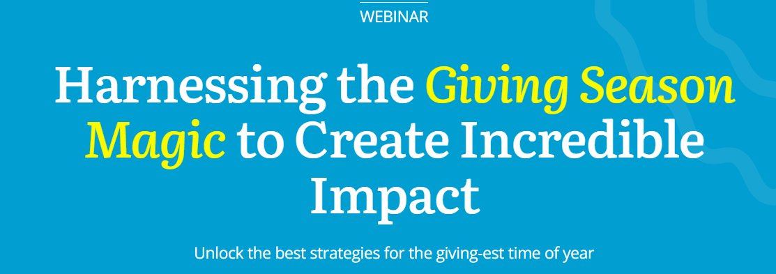 TrueImpact's tweet photo. It's September. Giving season is just around the corner.
Join @Benevity on September 27 for tips on creating a successful #givingseason campaign and encouraging #employeeengagement and participation to make it happen!
Register here: https://t.co/Y9sKSKPrjM
#philanthropy #csr #esg https://t.co/MYhs1Jc1Cs