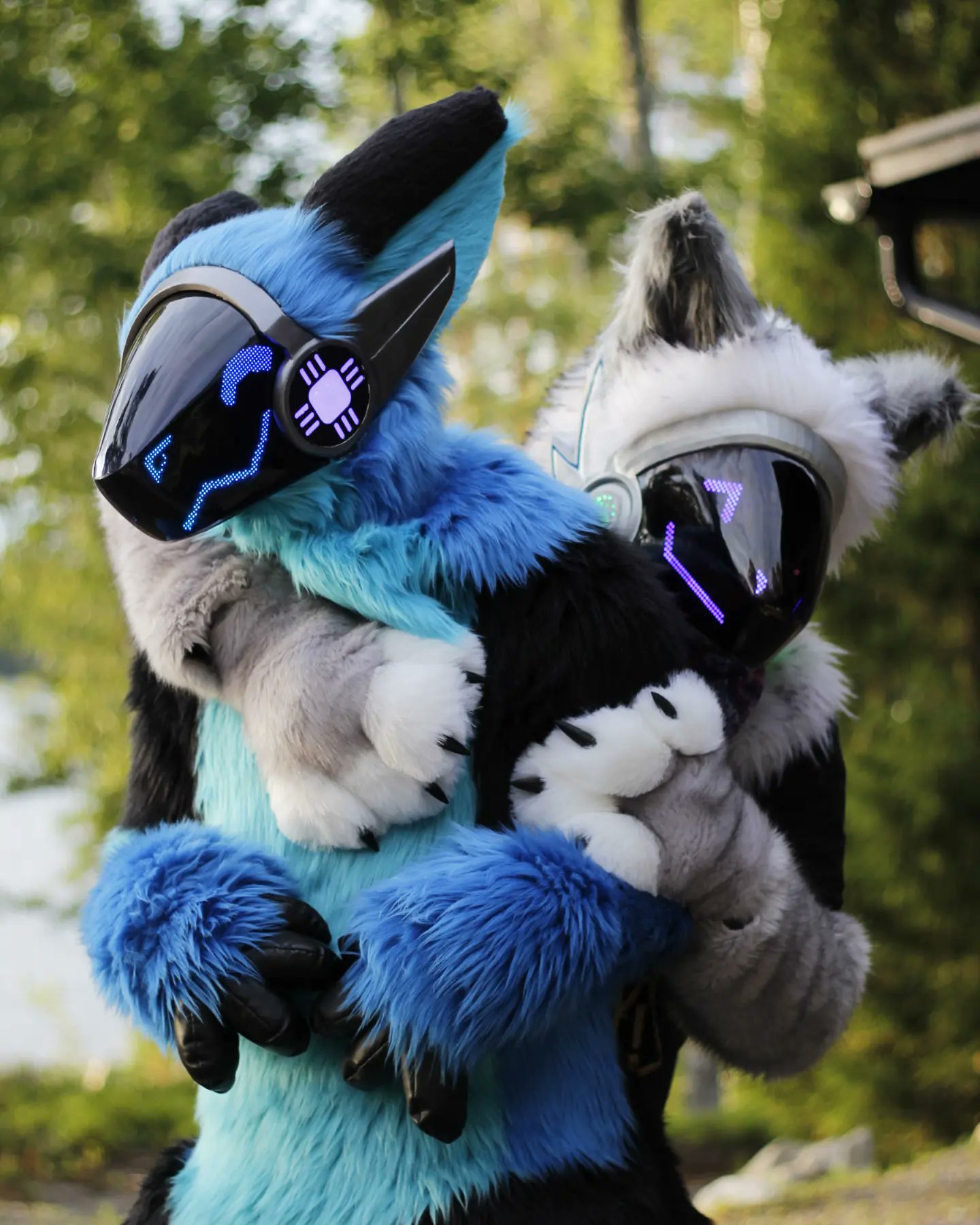 Nolla on X: Hi, great to see you again :3 #protogen #fursuit