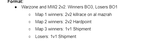 PullzeCheck's tweet image. Format for todays Call of Duty Kings event! 🚨
#CODKING