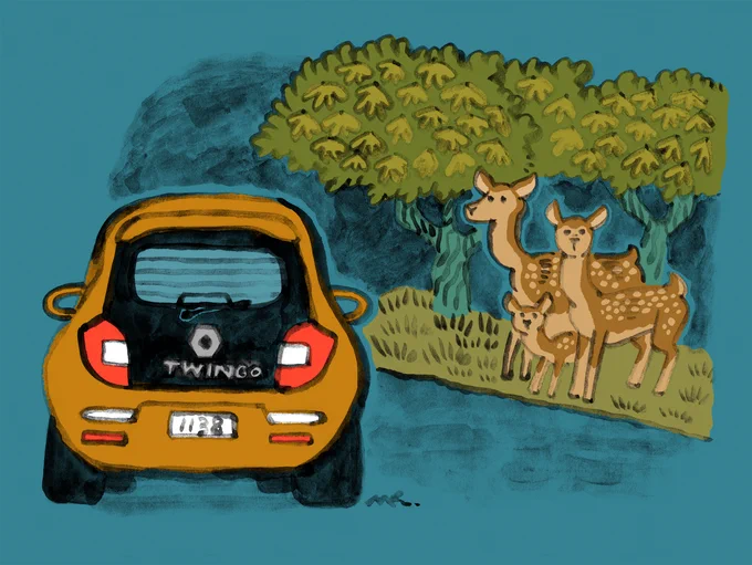 2023年夏の思い出。車を買ってから初めての夏、どこに行くにも車だった。疲れた。 
