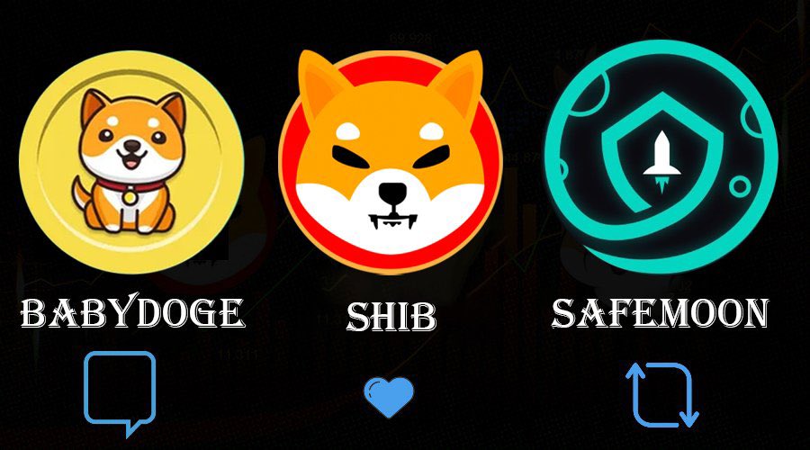 BabyDogenews_'s tweet photo. The next #bullrun  moonshot is?

#Safemoon Retweet 🔄

#SHIB  Like ❤️

#BabyDoge Comment 💬 https://t.co/32jSwAyFiv