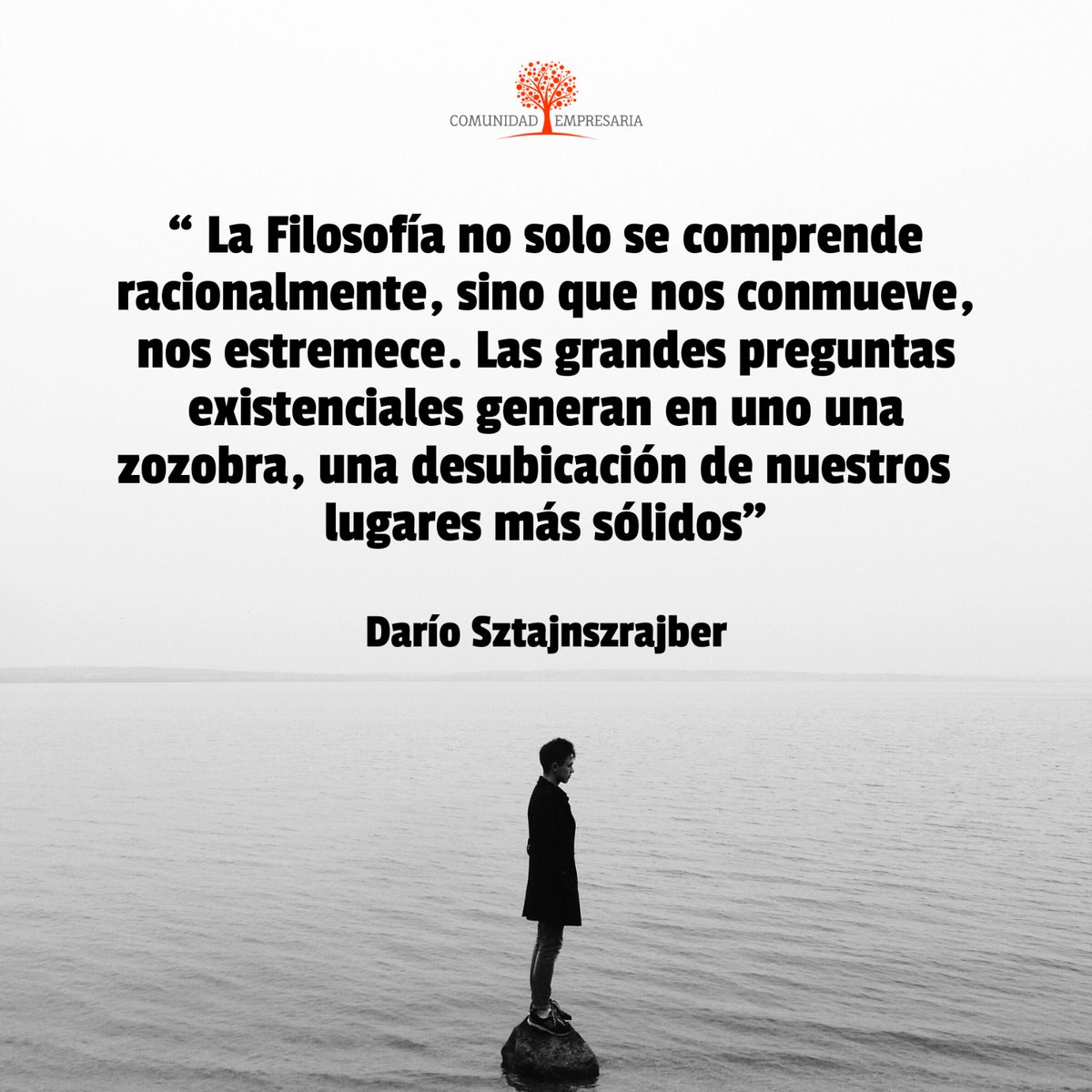 Acompañamos el aprendizaje semanal con una reflexión de Darío Sztajnszrajber sobre el impacto de la Filosofía ✨

#filosofia #comunidad #aprender #reflexiones #emprendedor