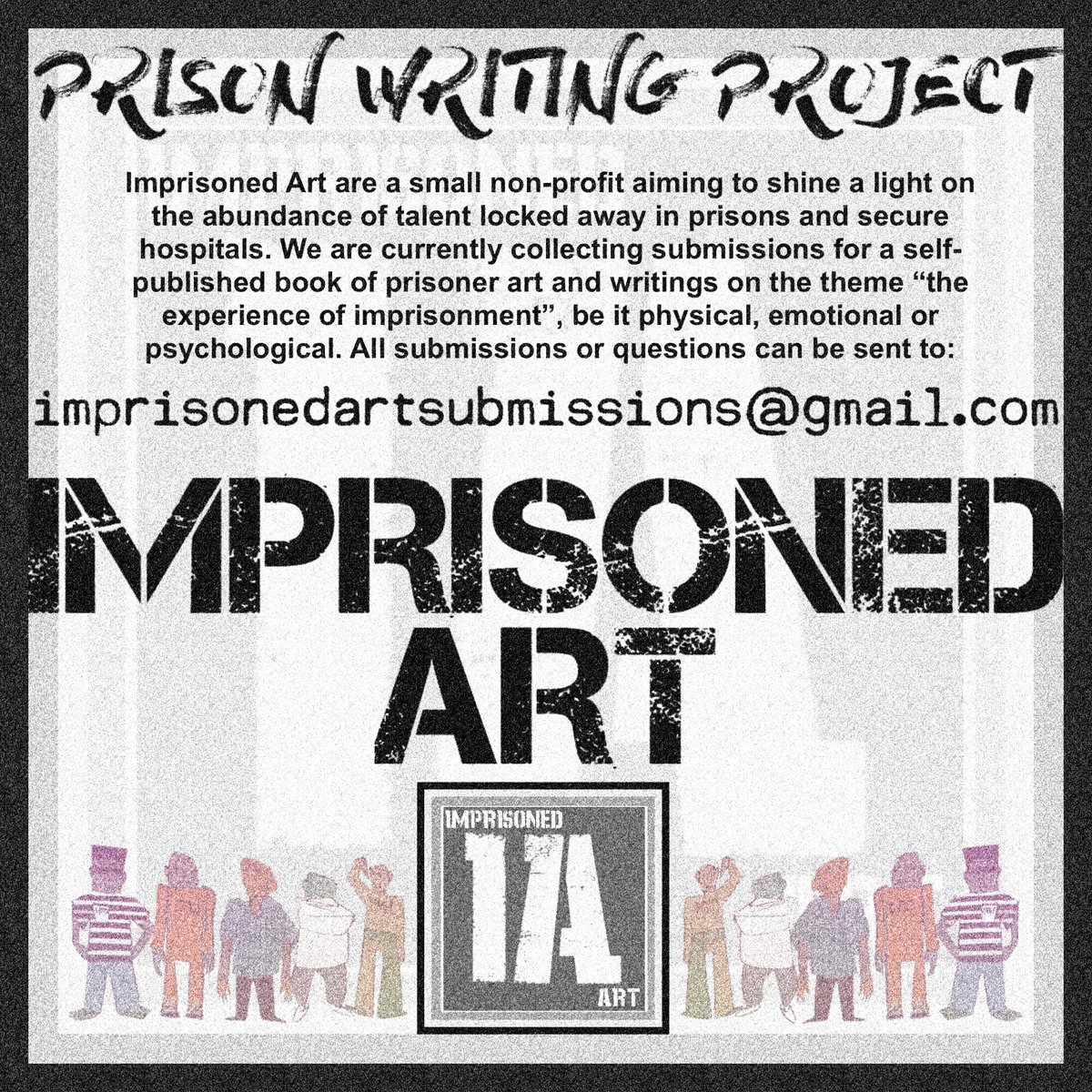 imprisonedart's tweet image. Please re post
An exciting opportunity for all prison writers to get their work in a published book. We aim for an authentic, gritty, challenging book through a creative medium and an expression of hope.
#prison #prisonart #creativity #writers #poets #poetry #blogs #recovery