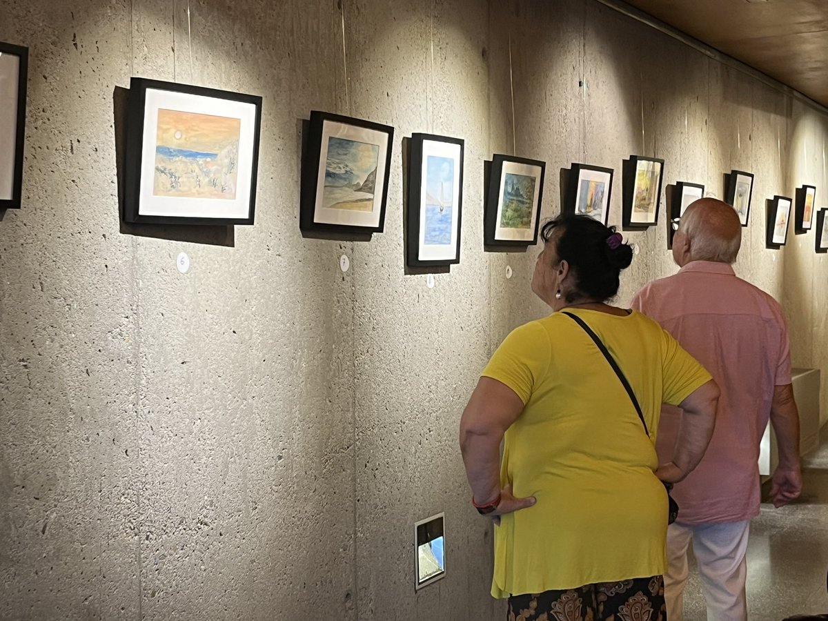 ajperalada's tweet photo. 🖼  Inaugurem l’exposició “Paisatges i més” de l’artista @AngelikaDickopf. 

👁 La podeu visitar, en horari de l’Oficina de Turisme, fins al 24 de setembre, al Centre de Turisme Cultural Sant Domènec. https://t.co/Vs8fSXRfwO