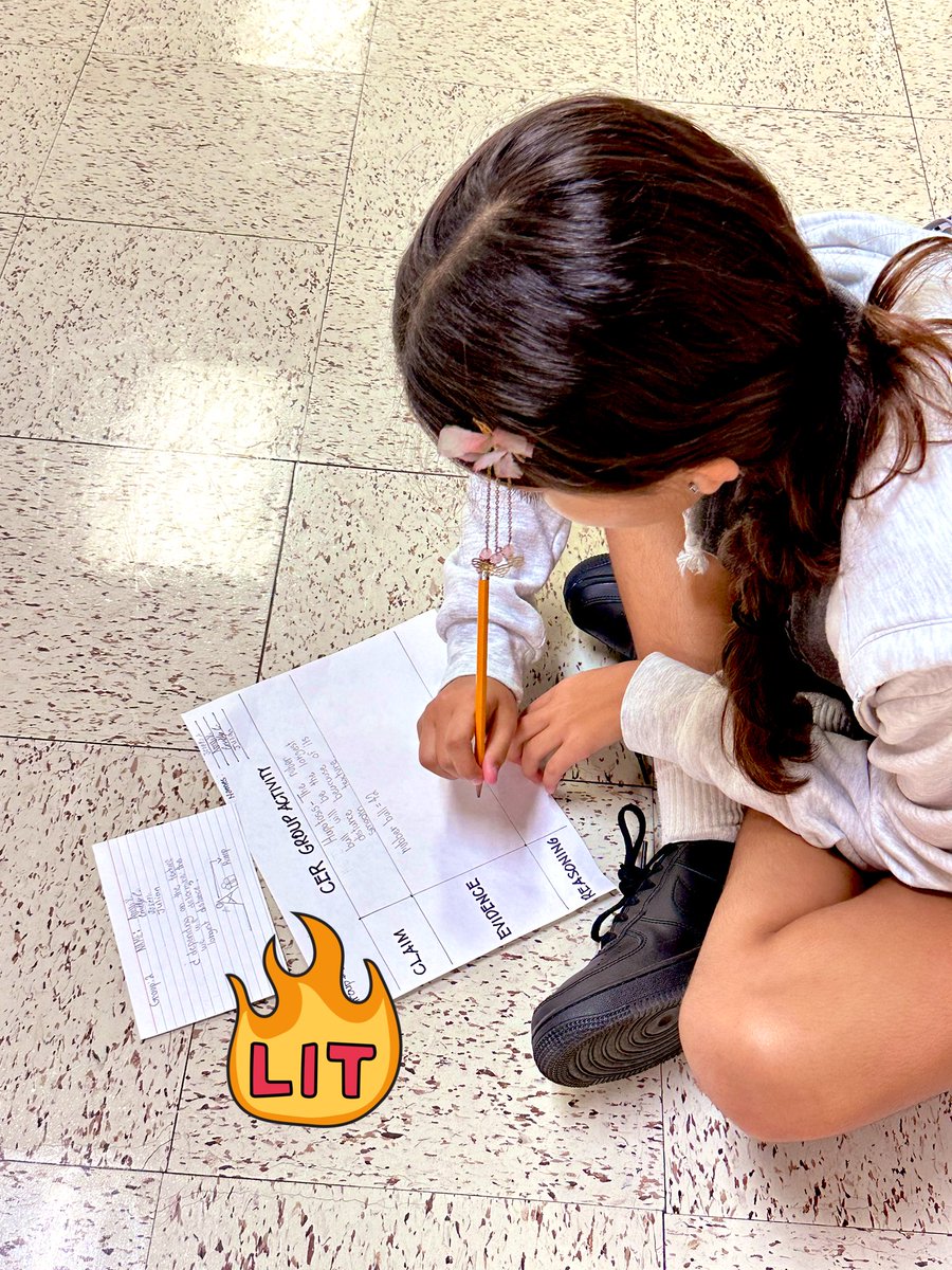Falcons write across all content areas to promote literacy. Mrs Ano-Os’s students use the Claim, Evidence, and Reasoning method. Empower.Innovate.Achieve. Now and Tomorrow. #FalconsSoarwithFOCUS