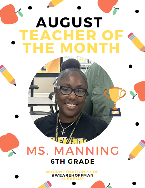 MsVsAdventures's tweet photo. Congratulations to our August Teachers of the Month! Keep up the amazing work!  🎉@HoffmanMS_AISD #HornetNationPride #MyAldine https://t.co/EU1NHIScRJ
