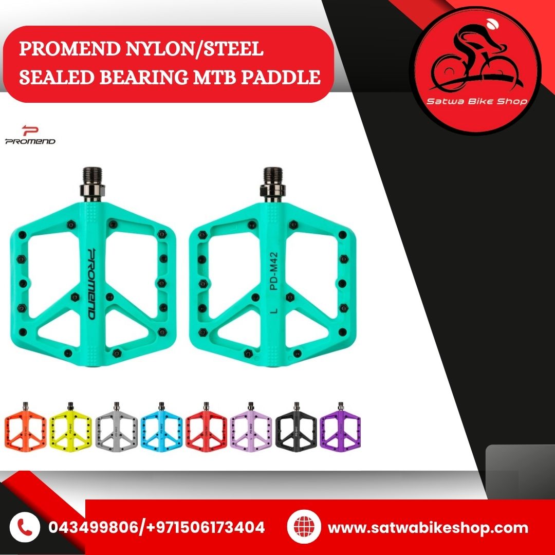 BikeSatwa's tweet photo. Looking to take your mountain biking adventures to the next level? Say hello to the Promend Nylon/Steel Sealed Bearing MTB Pedals! 

Visit us at - https://t.co/3eQcX0HMUw

#PromendPedals #MTBUpgrades #TrailBlazers #MountainBikeLife #PedalPower #RideWithEfficiency #OffroadCycling https://t.co/aylMXGEThW