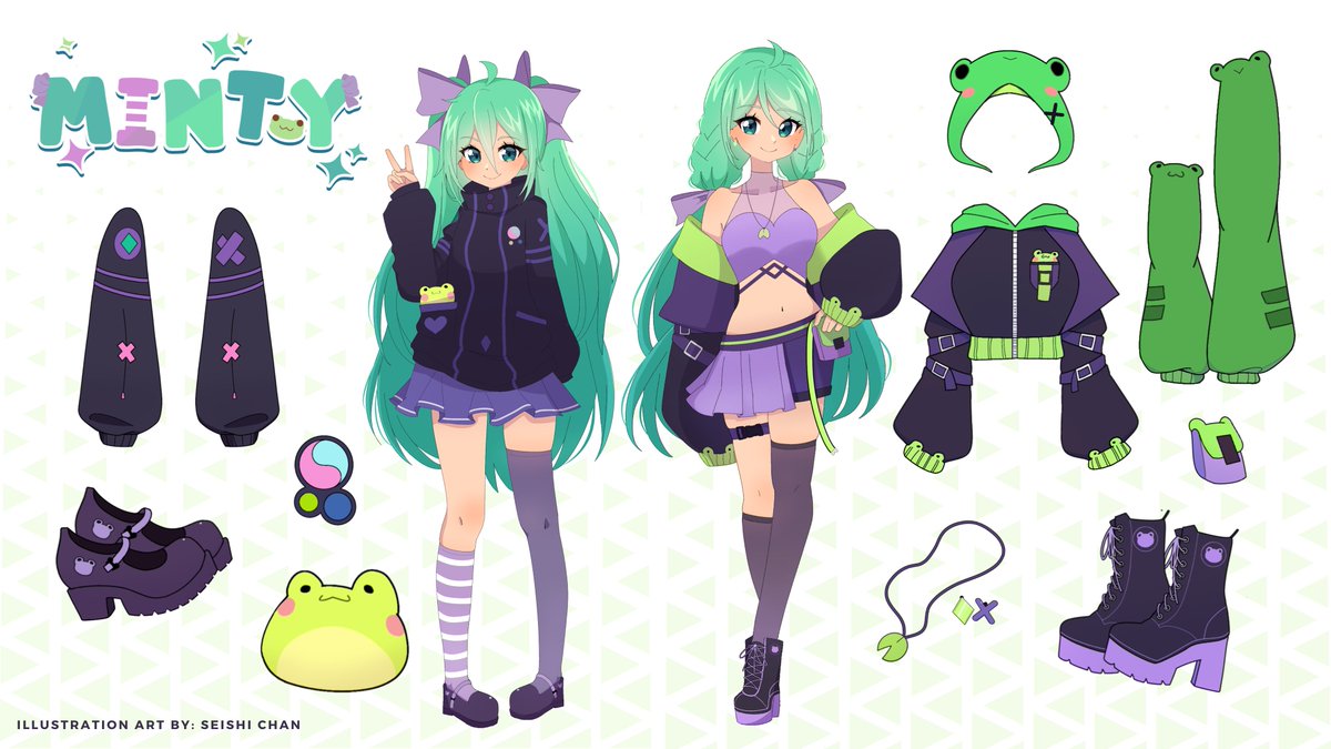 MintyVT's tweet photo. I’m Minty, a human vtuber with an emotional support frog companion named Chip. 

ᗢ https://t.co/7EvnqFJLPy
₊˚ʚ Oshi Mark: 🐸💜
₊˚ʚ Art Tag: #MintiesArt  
₊˚ʚ Clips: #MintyClips
₊˚ʚ Community: #Minties
ᗢ https://t.co/qrPisgvpWf

 ‿୨ #phvtuber | #envtuber | #vtuber ୧‿ https://t.co/u8RANWckwg