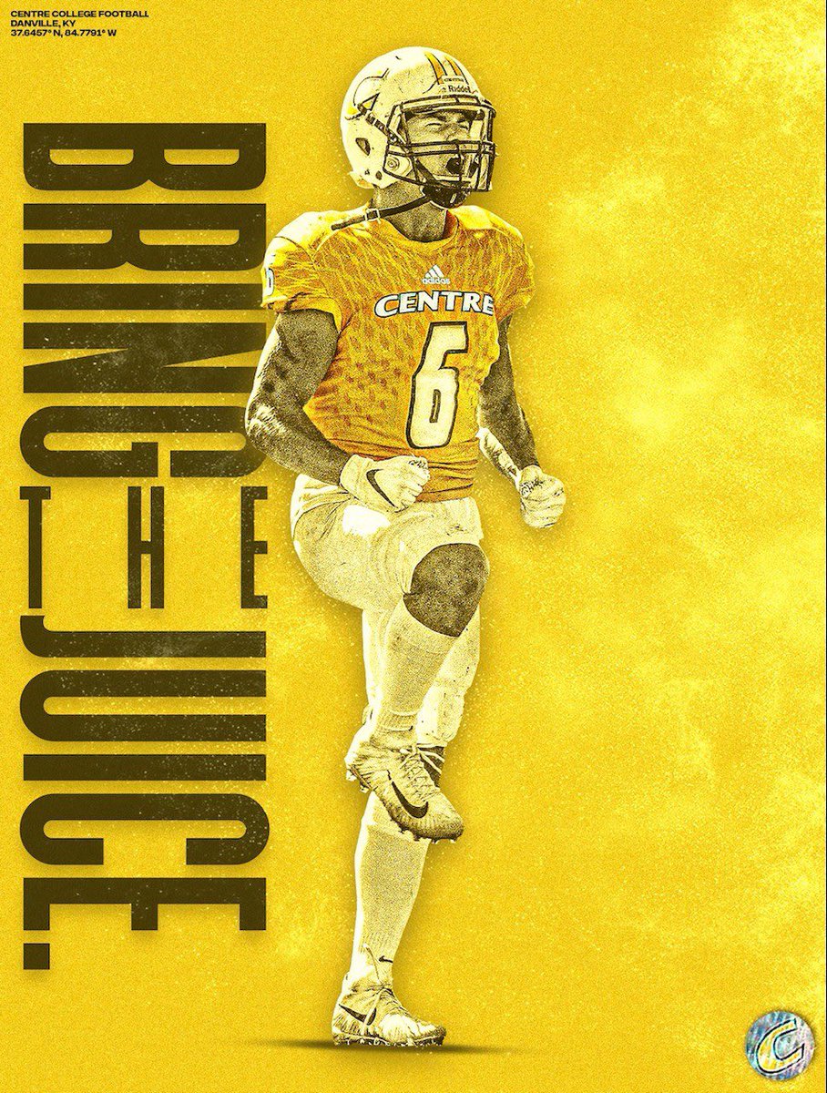 Thank you <a href="/CentreFootball/">Centre College Football</a> for the game day message!
