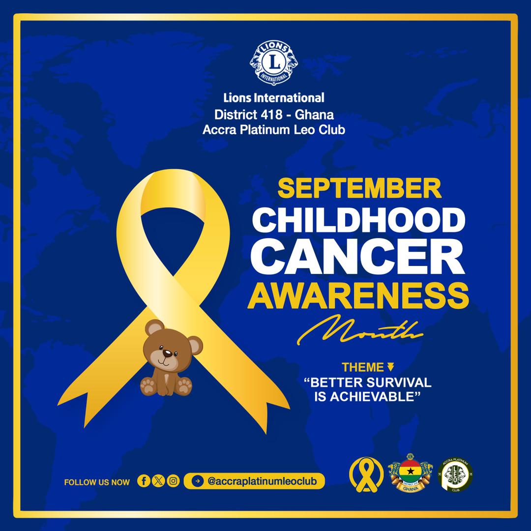 PlatinumLeos's tweet photo. “Welcome to September, the month of childhood cancer awareness “
Childhood cancers are almost always caused by a DNA mutation that is not inherited but happens _randomly_ (*acquired*).
#Proudleo
#LionsInternational
#Leoclubs
#Leoclubprogram
#Weserve
#ChildhoodCancerAwareness https://t.co/FgnWJCM8Sz