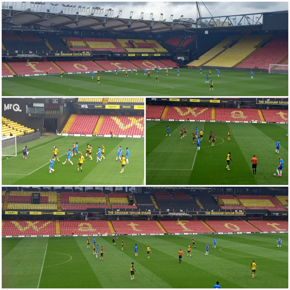 redlegTudor's tweet photo. A Friday afternoon enjoying #VicarageRoad and the @premierleague #ProfDevelopment
@WatfordFCAcad 4-3 @theposhacademy
A right old comeback by the #Hornets .. 3-1 down with 15' to play .. the winner coming on 95' #greatgame π
.. well played #all at @WatfordFC + @theposh π https://t.co/0Tx6i0zNzS