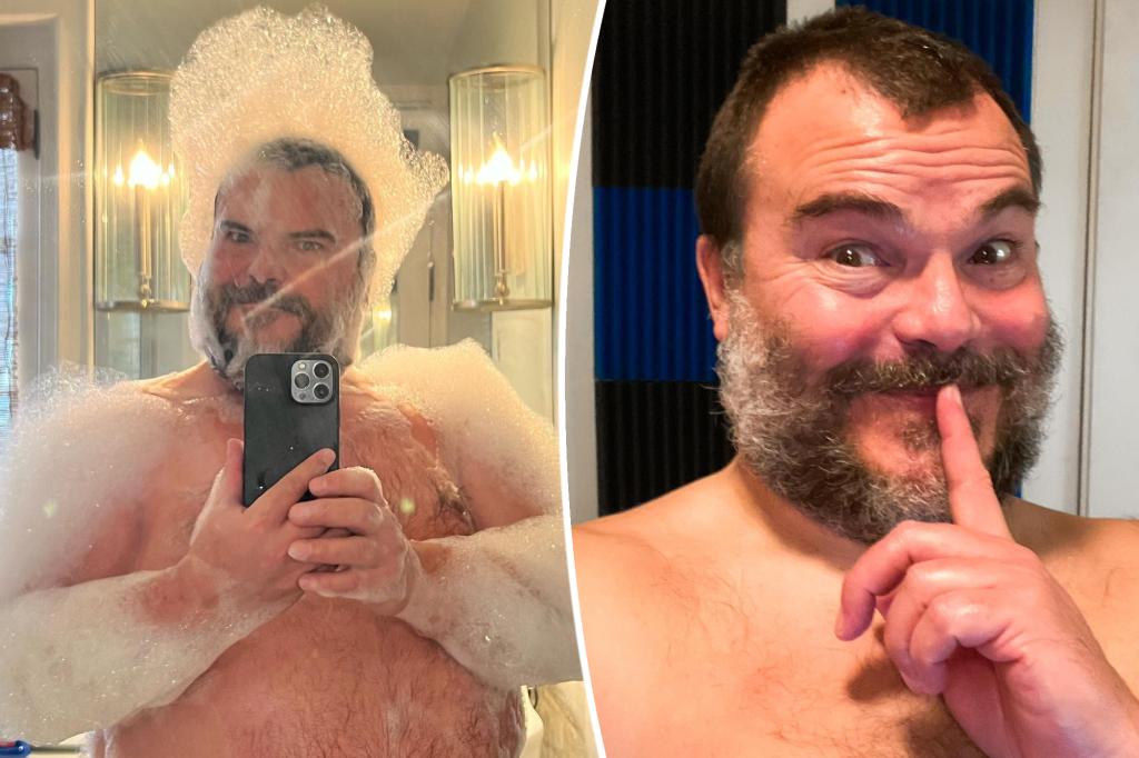 PageSix's tweet photo. Jack Black poses nude for Tenacious D tour announcement: ‘Spicy Meatball is rolling into town’ https://t.co/f4L92bCFjB https://t.co/ujSBmDvJAK