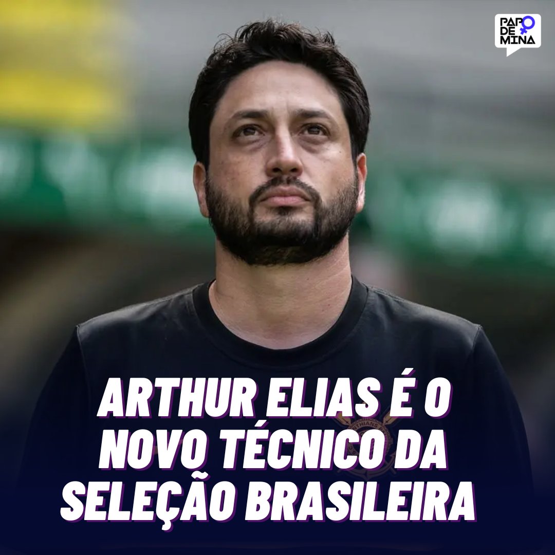 papomina's tweet photo. 🚨 ARTHUR ELIAS É O NOVO TÉCNICO DA SELEÇÃO 🚨

A CBF anunciou hoje que Arthur Elias é o novo nome à frente da Seleção Brasileira Feminina de Futebol pelos próximos quatro anos.

O que achou da escolha?

#futebol #FutebolFeminino #ArthurElias #arthurelias #seleçãofeminina #CBF https://t.co/u7KRAn3YAr