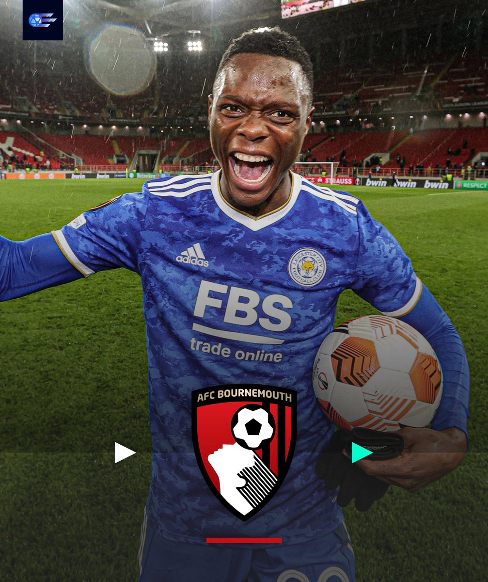 champ_central's tweet photo. Patson Daka is nearing a move to Bournemouth, on loan from Leicester, while forward Kieffer Moore looks set to exit the Cherries in a loan move to Millwall. 🤝🔜 https://t.co/RXMnZTGw4Y