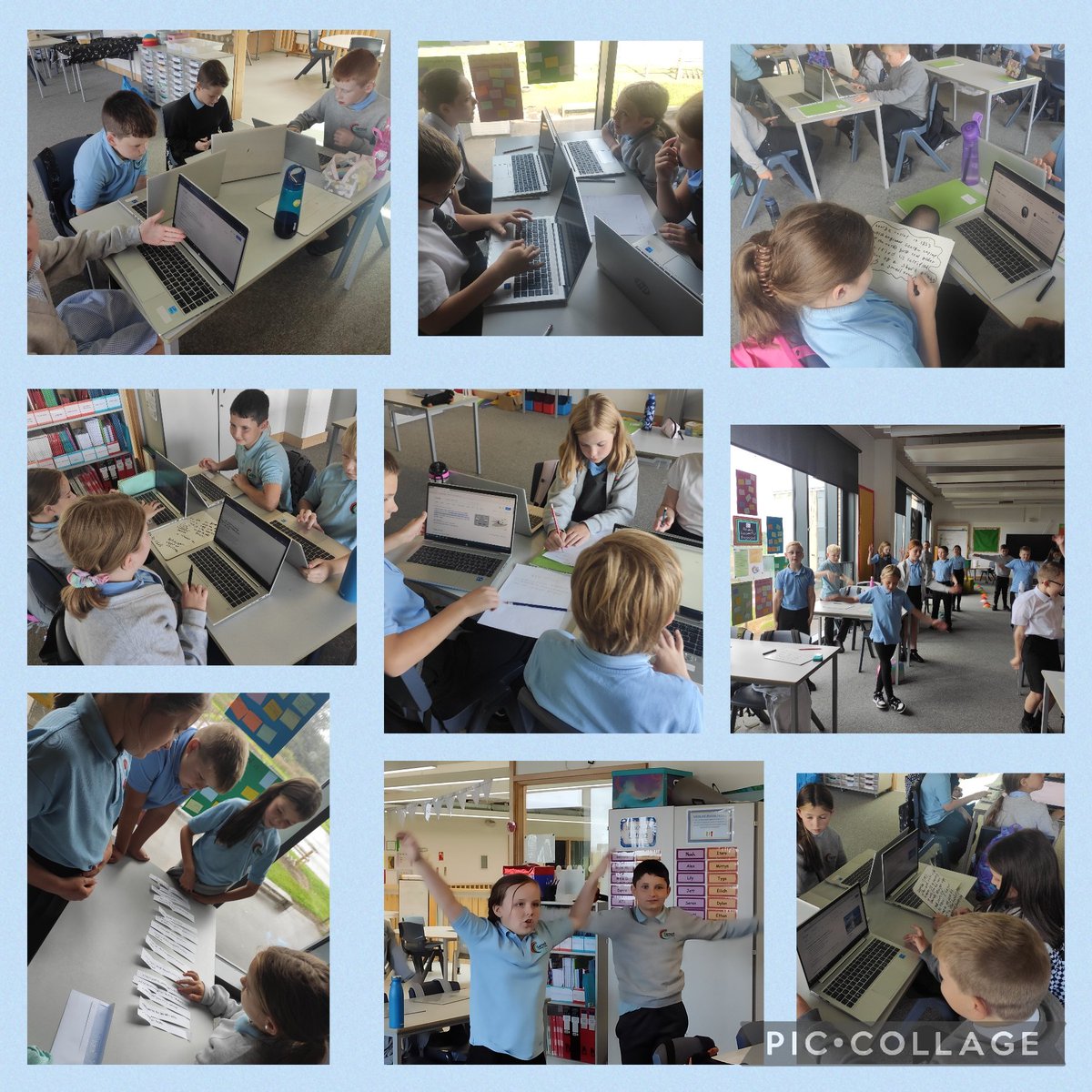 Beginning their transport topic with research into bird wing speed and the history and development of flight. #idl #transport #internetresearch #groupwork @GarnockCampus