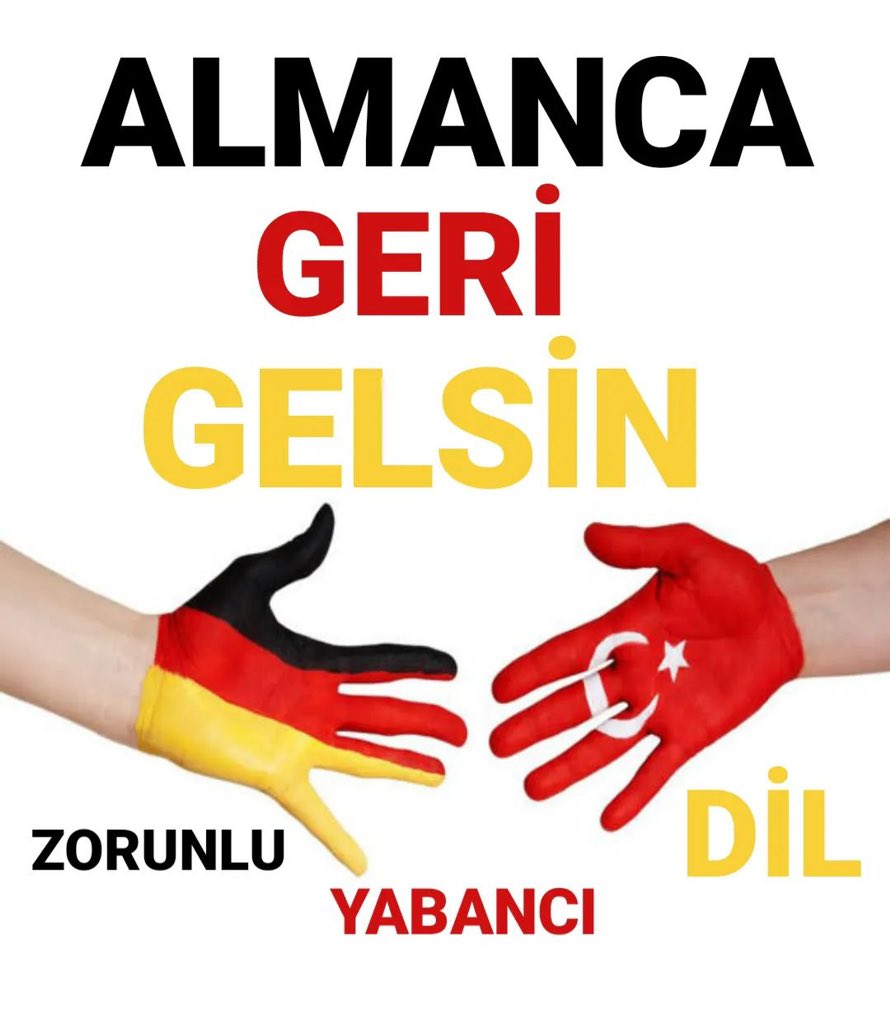 #AlmancaZorunluKalmali