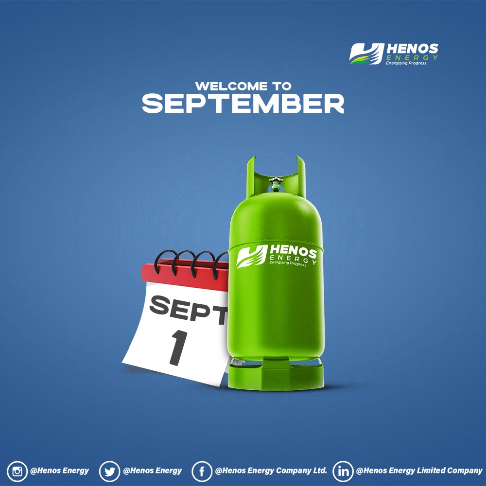 henosenergy's tweet photo. Henos Energy Welcomes you to the month of September ✨✨🎉🎉#YourGasPeople 👍🏽👍🏽#cylinderrecirculationmodule #CRM #LPG https://t.co/64X9BfSpHh