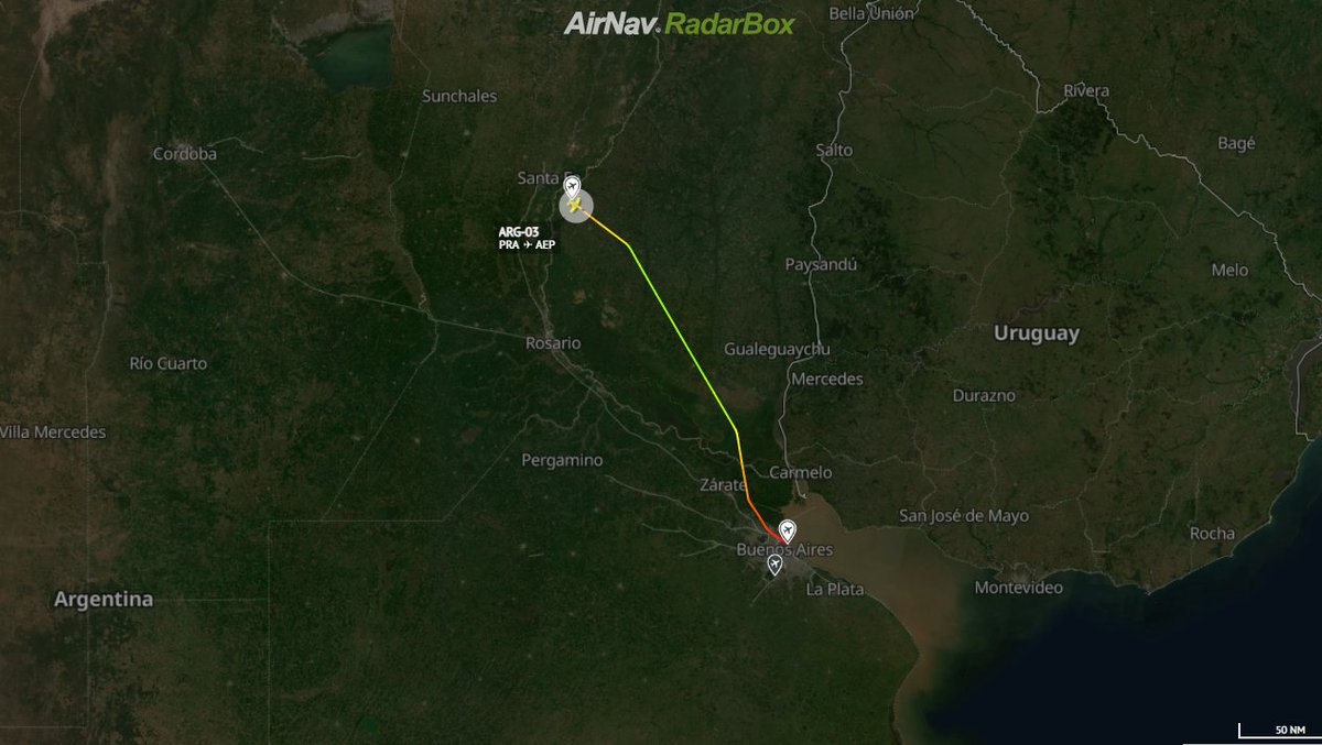 Modo_S_'s tweet photo. ⚠️@SergioMassa y un nuevo vuelo a Paraná utilizando el Learjet 60 #ARG03 de la Agrupación Aérea Presidencial. Continua con actos proselitistas financiados con fondos públicos. Se gastó el equivalente a USD 11.000 en 4 vuelos. https://t.co/gGiVy2pUXL