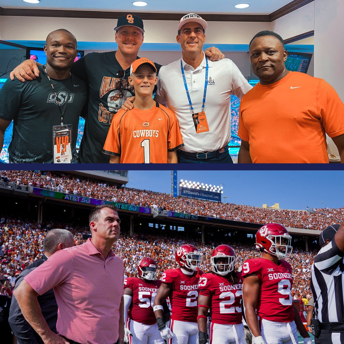 Whether you’re rooting for the Sooners or the Pokes this season (as long as it’s not Texas), exciting times are ahead as college football makes its return.

Looking forward to seeing <a href="/CoachGundy/">Mike Gundy</a> and <a href="/CoachVenables/">Brent Venables</a> leave it all on the field this year!